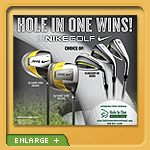 Hole In One Insurance Auxiliary Prize Sign