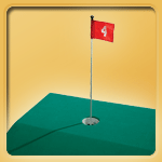 Portable Putting Contest Ramp for Indoor Putting Contests